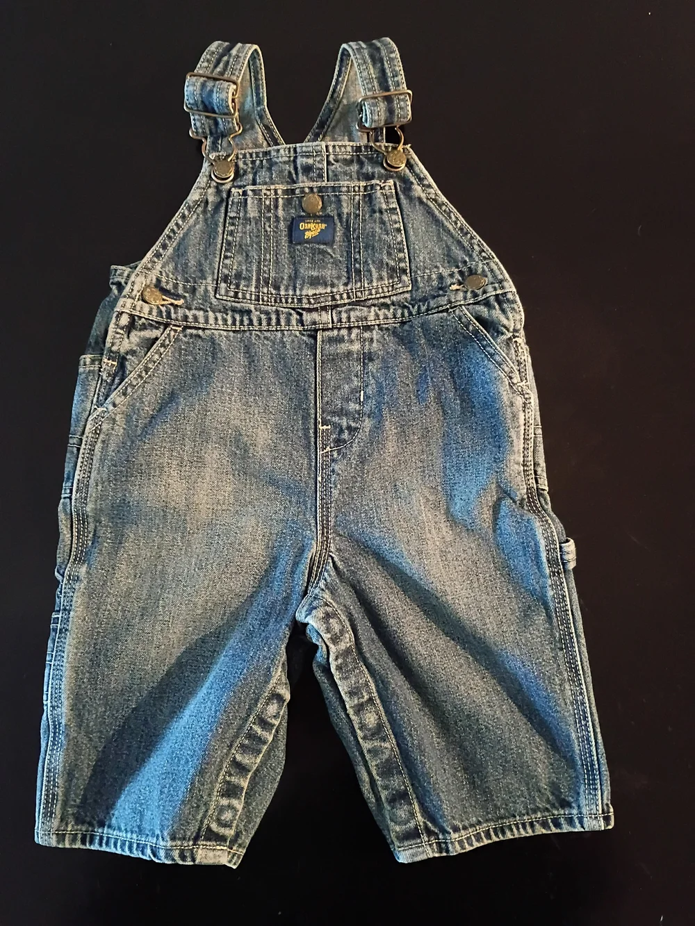 OshKosh B'gosh Baby Boy Denim Overalls – Size 6/9 Months